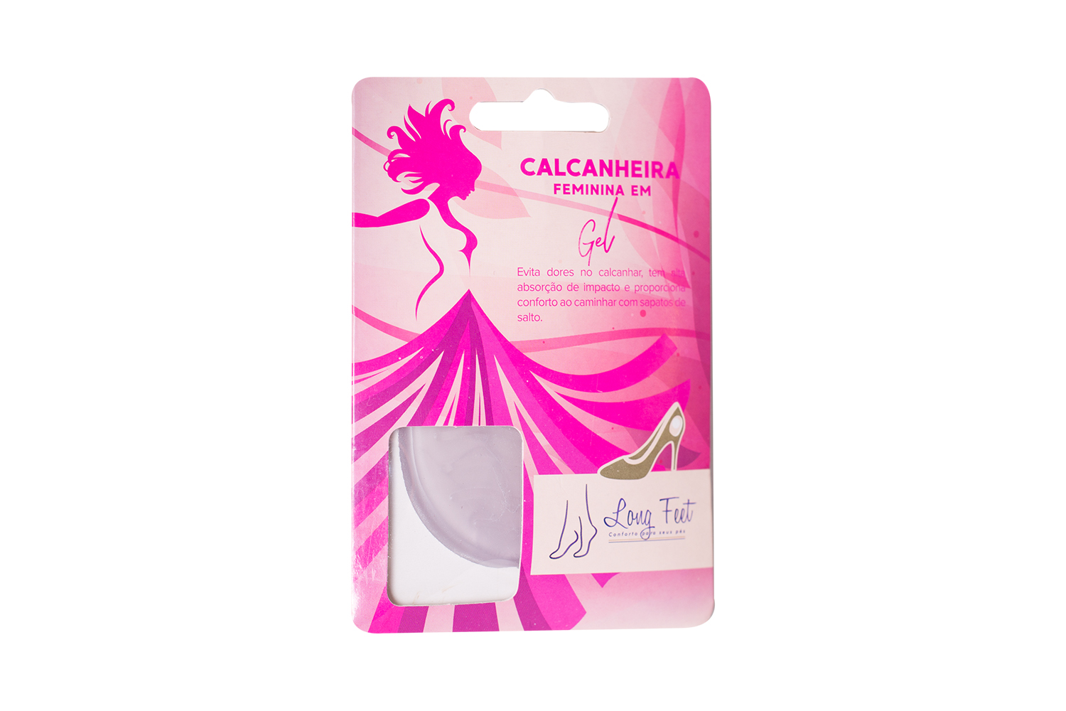 CALCANHEIRA EM GEL FEMININA